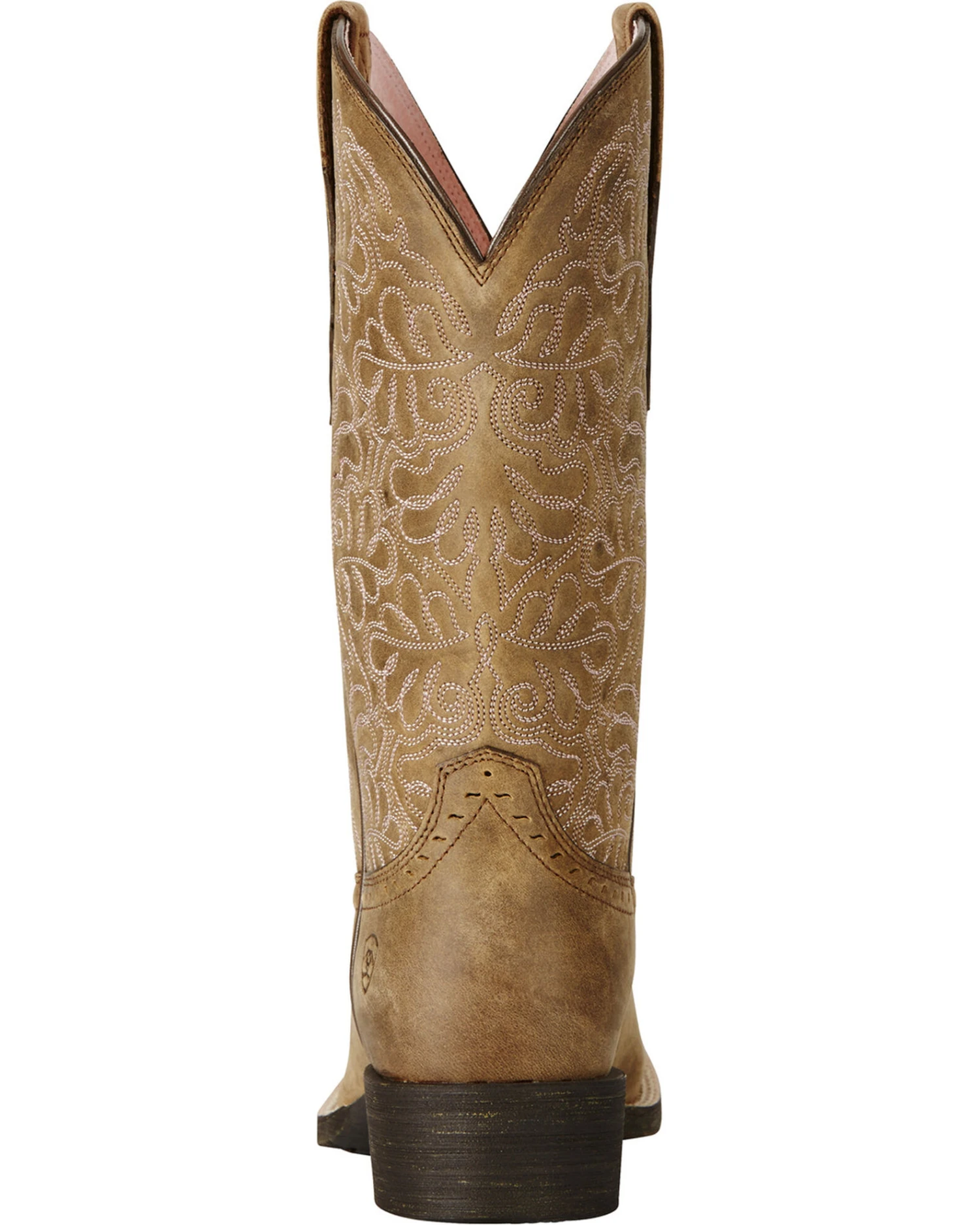 Ariat Women's Rich Brown Round Up Remuda Western Boots - Square Toe 12 Ariat Women's Rich Brown Round Up Remuda Western Boots - Square Toe - Image 10