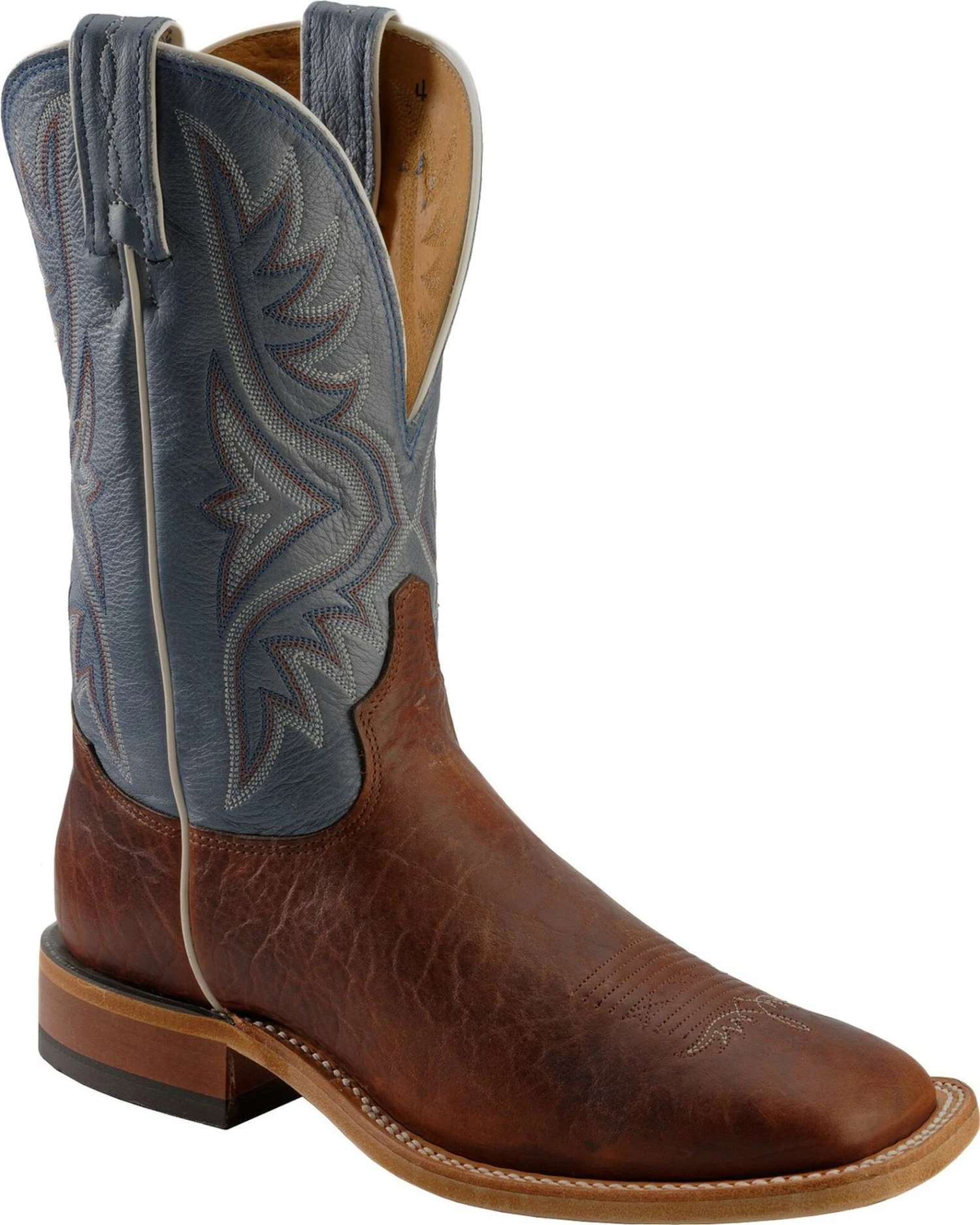 Tony Lama Men's Americana Western Boots - Broad Square Toe 3 Tony Lama Men's Americana Western Boots - Broad Square Toe