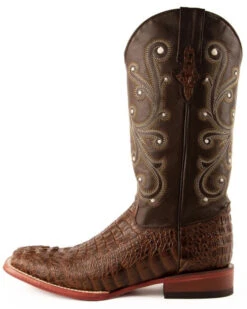 Ferrini Men's Caiman Croc Print Western Boots - Broad Square Toe 20 Ferrini Men's Caiman Croc Print Western Boots - Broad Square Toe -Deals ROPER Store 036G45 36 P3