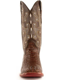 Ferrini Men's Caiman Croc Print Western Boots - Broad Square Toe 22 Ferrini Men's Caiman Croc Print Western Boots - Broad Square Toe -Deals ROPER Store 036G45 36 P4