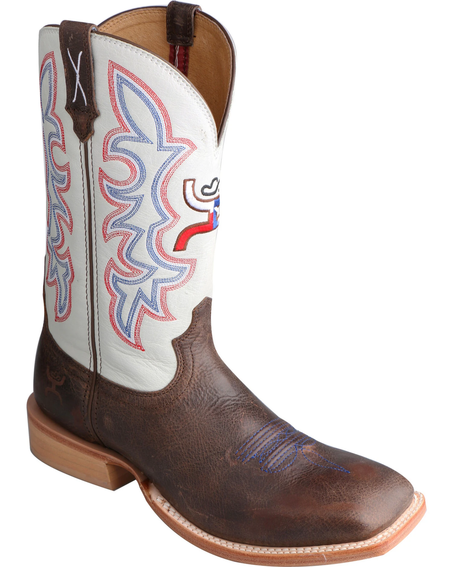 Twisted X Men's Hooey Western Boots - Broad Square Toe 3 Twisted X Men's Hooey Western Boots - Broad Square Toe