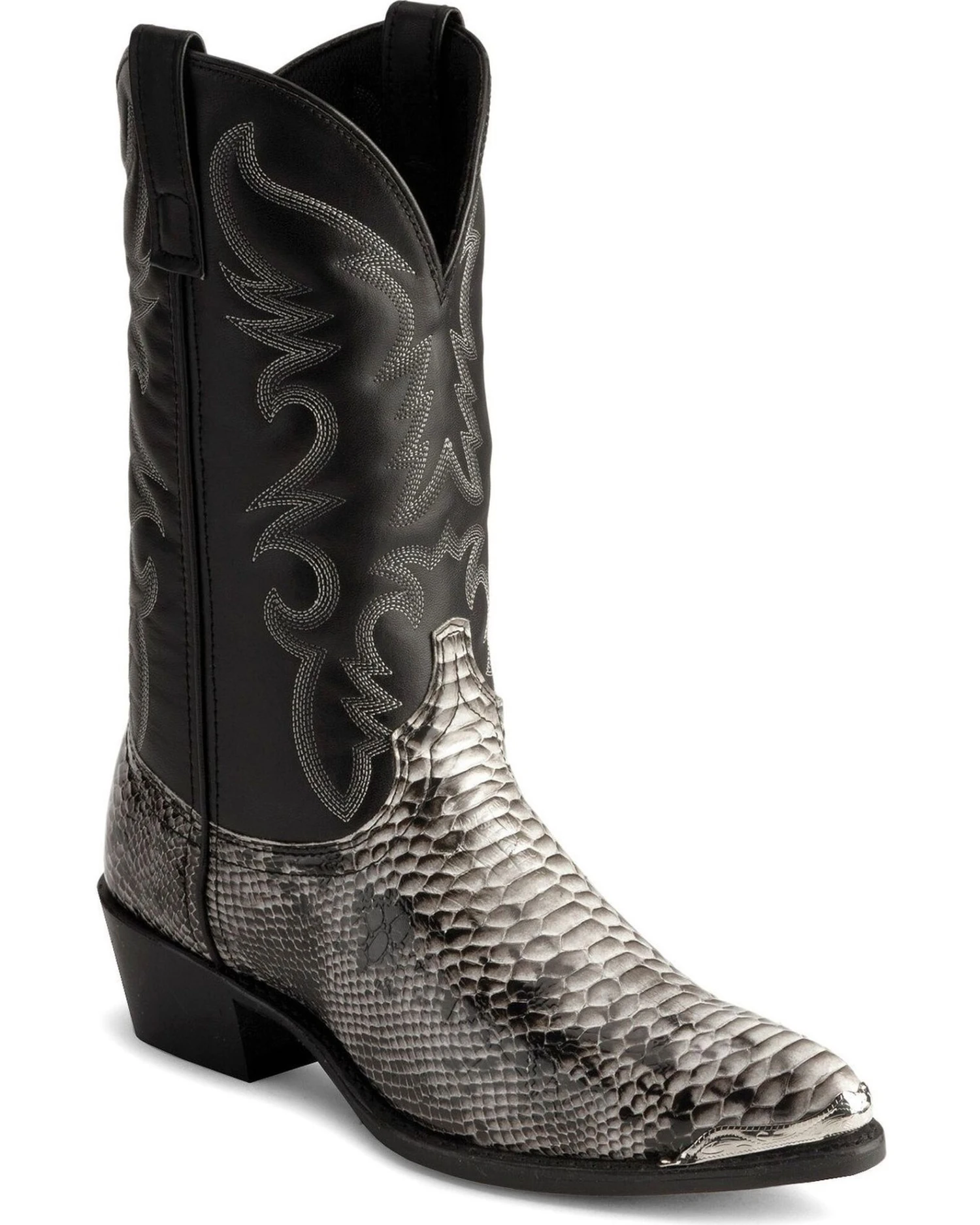 Laredo Men's Monty Snake Print Western Boots 3 Laredo Men's Monty Snake Print Western Boots