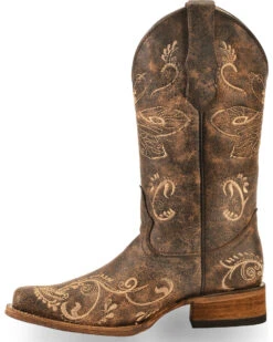 Circle G Women's Dragonfly Embroidered Western Boots - Square Toe 11 Circle G Women's Dragonfly Embroidered Western Boots - Square Toe -Deals ROPER Store 0451P7 41 LT