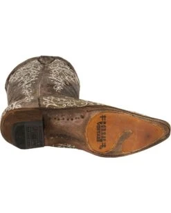 Corral Women's Crater With Bone Embroidery Western Boots - Snip Toe 13 Corral Women's Crater With Bone Embroidery Western Boots - Snip Toe -Deals ROPER Store 045S76 41 BM