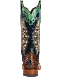 Lucchese Women's Handmade 1883 Amberlyn Full Quill Ostrich Western Boots - Square Toe 15 Lucchese Women's Handmade 1883 Amberlyn Full Quill Ostrich Western Boots - Square Toe -Deals ROPER Store 045T32 AG BK