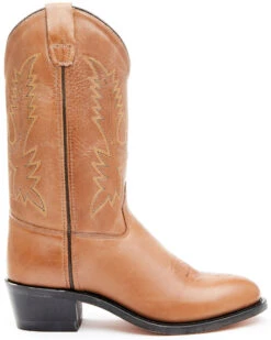 Old West Little Girls' Corona Calfskin Western Boots - Round Toe -Deals ROPER Store 053383 7049 P2