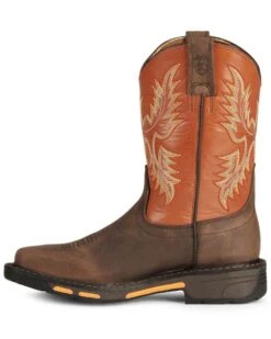 Ariat Boys' Earth Workhog Western Boots - Broad Square Toe 11 Ariat Boys' Earth Workhog Western Boots - Broad Square Toe -Deals ROPER Store 053711 B8 LT