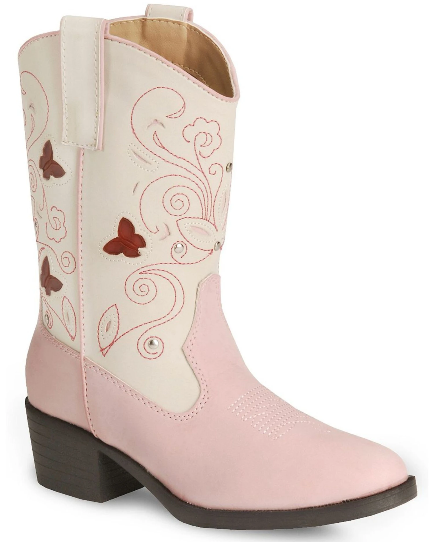 Roper Kid's Light Up Floral Western Boots 3 Roper Kid's Light Up Floral Western Boots