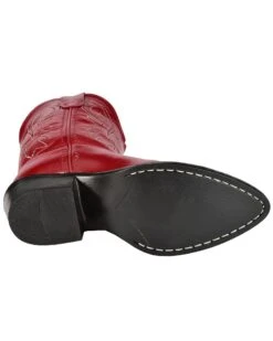 Old West Girls' Red Leather Western Boots - Pointed Toe 13 Old West Girls' Red Leather Western Boots - Pointed Toe -Deals ROPER Store 053C67 70 BM