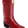 Old West Girls' Red Leather Western Boots - Pointed Toe 1 Old West Girls' Red Leather Western Boots - Pointed Toe -Deals ROPER Store 053C67 70 P1