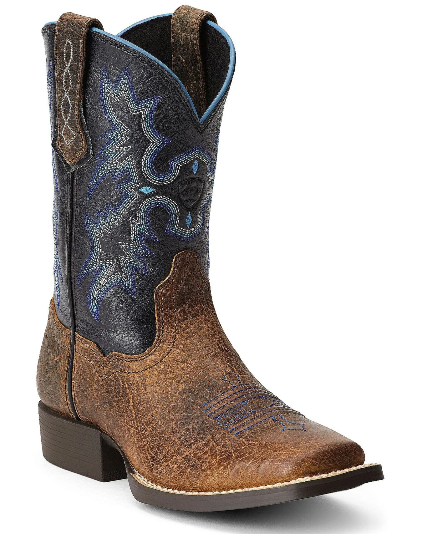 Ariat Boys' Tombstone Western Boots - Broad Square Toe 3 Ariat Boys' Tombstone Western Boots - Broad Square Toe