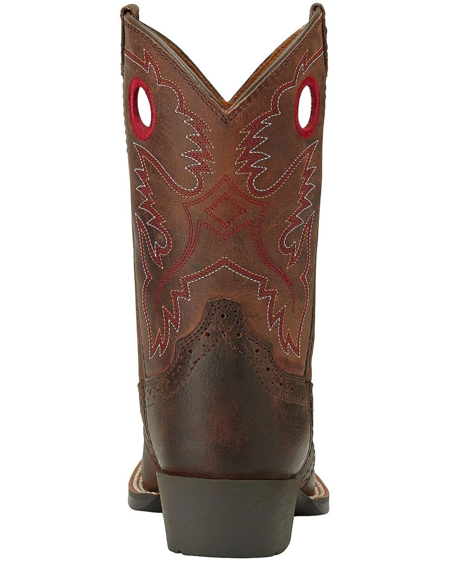 Ariat Boys' Rough Stock Western Boots - Square Toe 7 Ariat Boys' Rough Stock Western Boots - Square Toe - Image 5