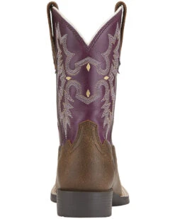 Ariat Girls' Tombstone Western Boots - Broad Square Toe 11 Ariat Girls' Tombstone Western Boots - Broad Square Toe -Deals ROPER Store 053H95 ZS BK