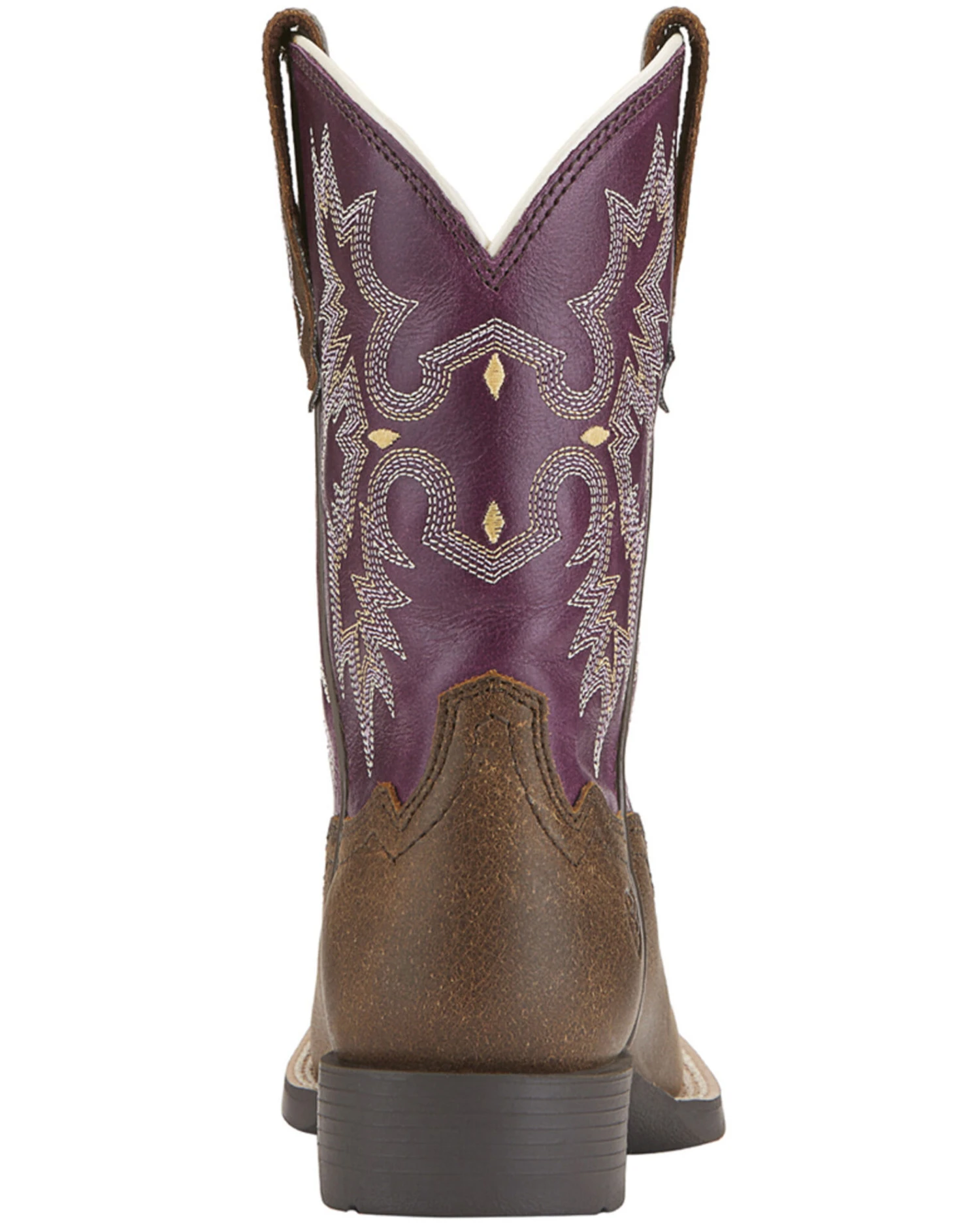Ariat Girls' Tombstone Western Boots - Broad Square Toe 7 Ariat Girls' Tombstone Western Boots - Broad Square Toe - Image 5
