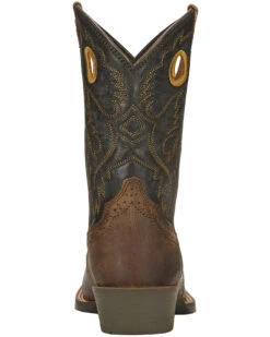 Ariat Boys' Roughstock Western Boots - Square Toe 11 Ariat Boys' Roughstock Western Boots - Square Toe -Deals ROPER Store 053L88 41 BK