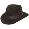 Indiana Jones Men's Brown Wool Felt Fedora Hat