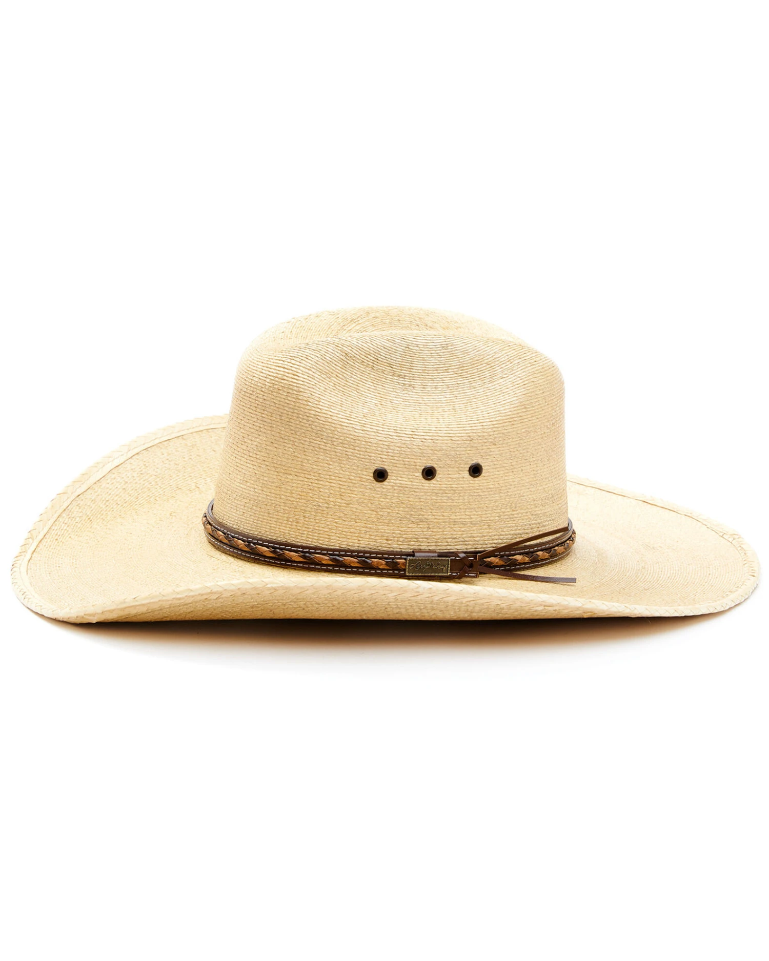 Larry Mahan 30X Lawton Palm Straw Cowboy Hat 8 Larry Mahan 30X Lawton Palm Straw Cowboy Hat - Image 6