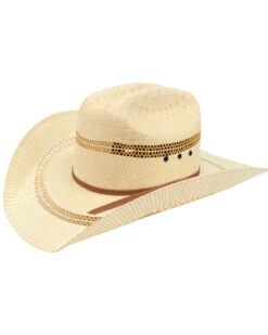 Ariat Men's Double S Eyelet Bangora Straw Cowboy Hat 