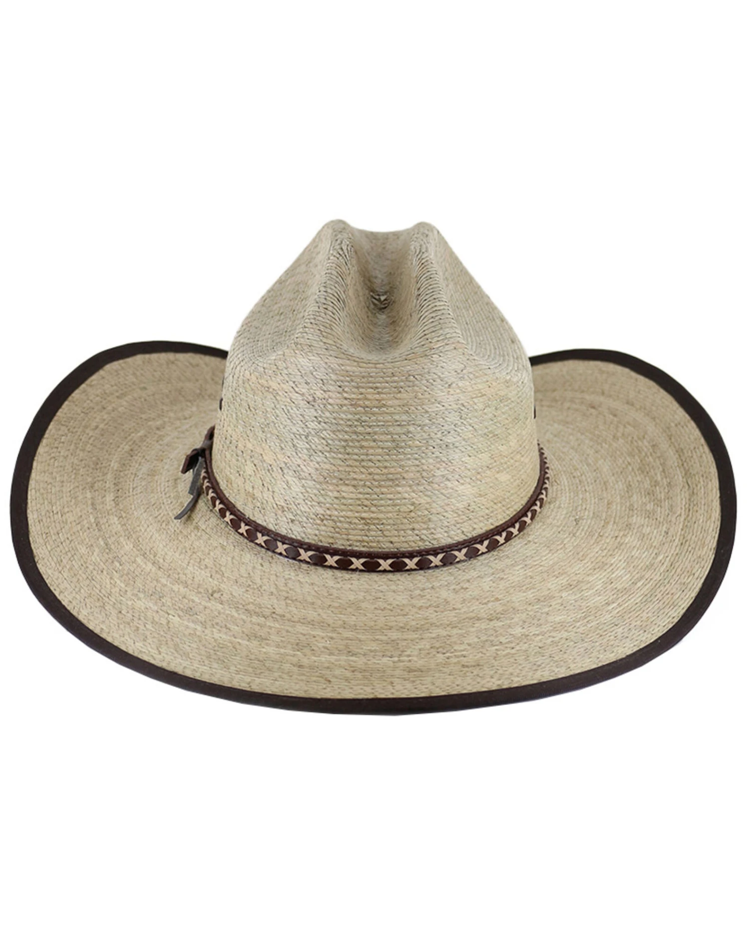 Cody James® Men's Brown Trimmed Straw Hat 5 Cody James® Men's Brown Trimmed Straw Hat - Image 3