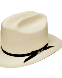 Stetson Men's White Shantung Open Road Western Straw Hat