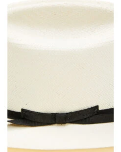 Stetson Men's White Shantung Open Road Western Straw Hat -Deals ROPER Store 099P45 7007 P2