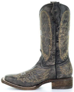 Corral Boys' Goldie Winged Western Boots - Square Toe 9 Corral Boys' Goldie Winged Western Boots - Square Toe -Deals ROPER Store 2000054587 001 P3