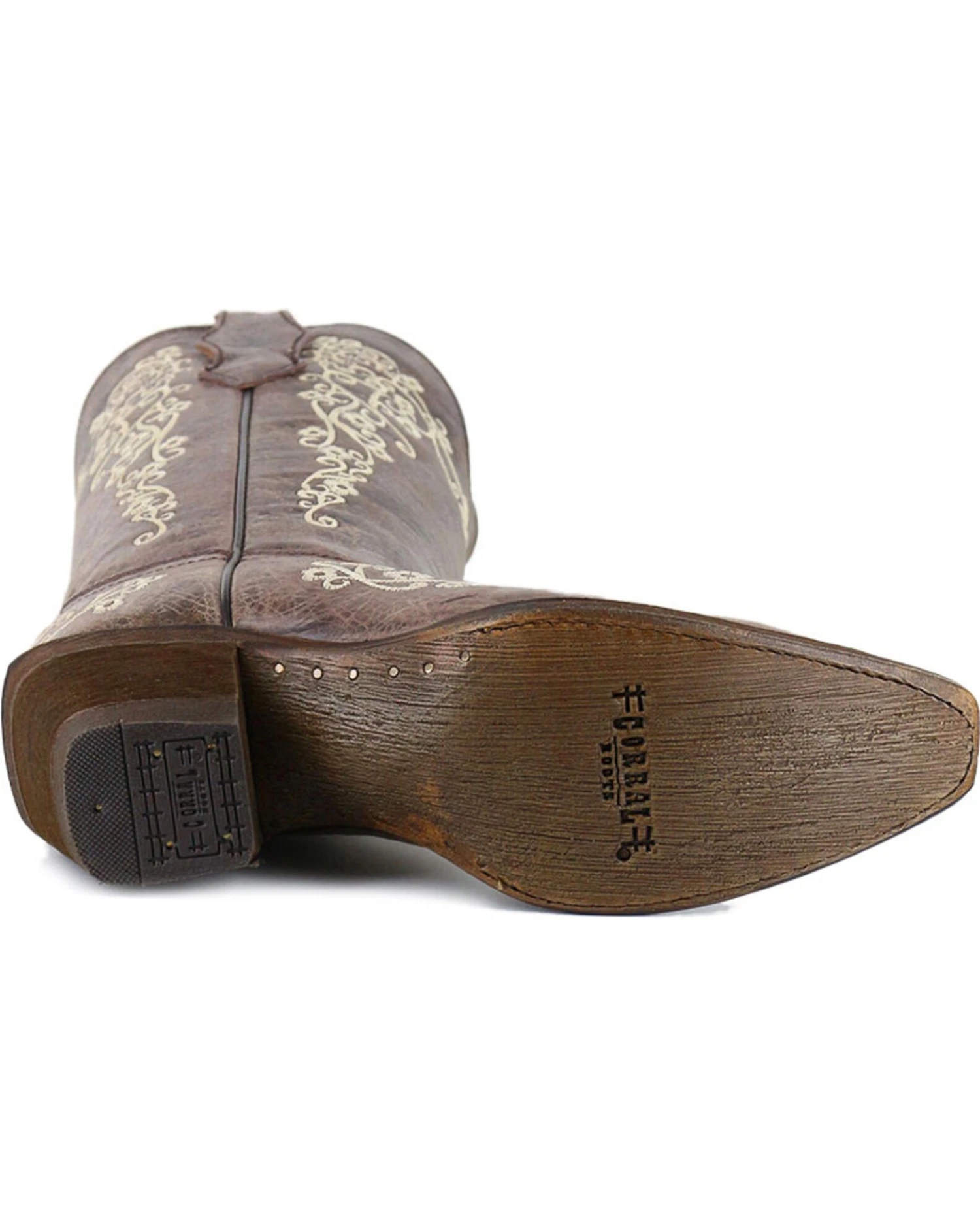 Corral Girls' Scroll Embroidery Western Boots 7 Corral Girls' Scroll Embroidery Western Boots - Image 5
