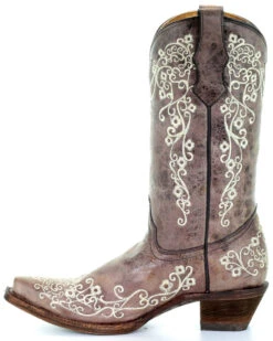 Corral Girls' Scroll Embroidery Western Boots 11 Corral Girls' Scroll Embroidery Western Boots -Deals ROPER Store 2000108611 200 LT