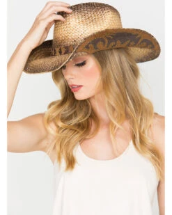 Shyanne® Women's Rustic Tan Straw Hat 15 Shyanne® Women's Rustic Tan Straw Hat -Deals ROPER Store 2000199477 200 D6