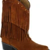 Shyanne® Girls' Fringe Snip Toe Western Boots