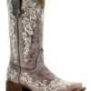 Corral Kids' Embroidered Square Toe Western Boots