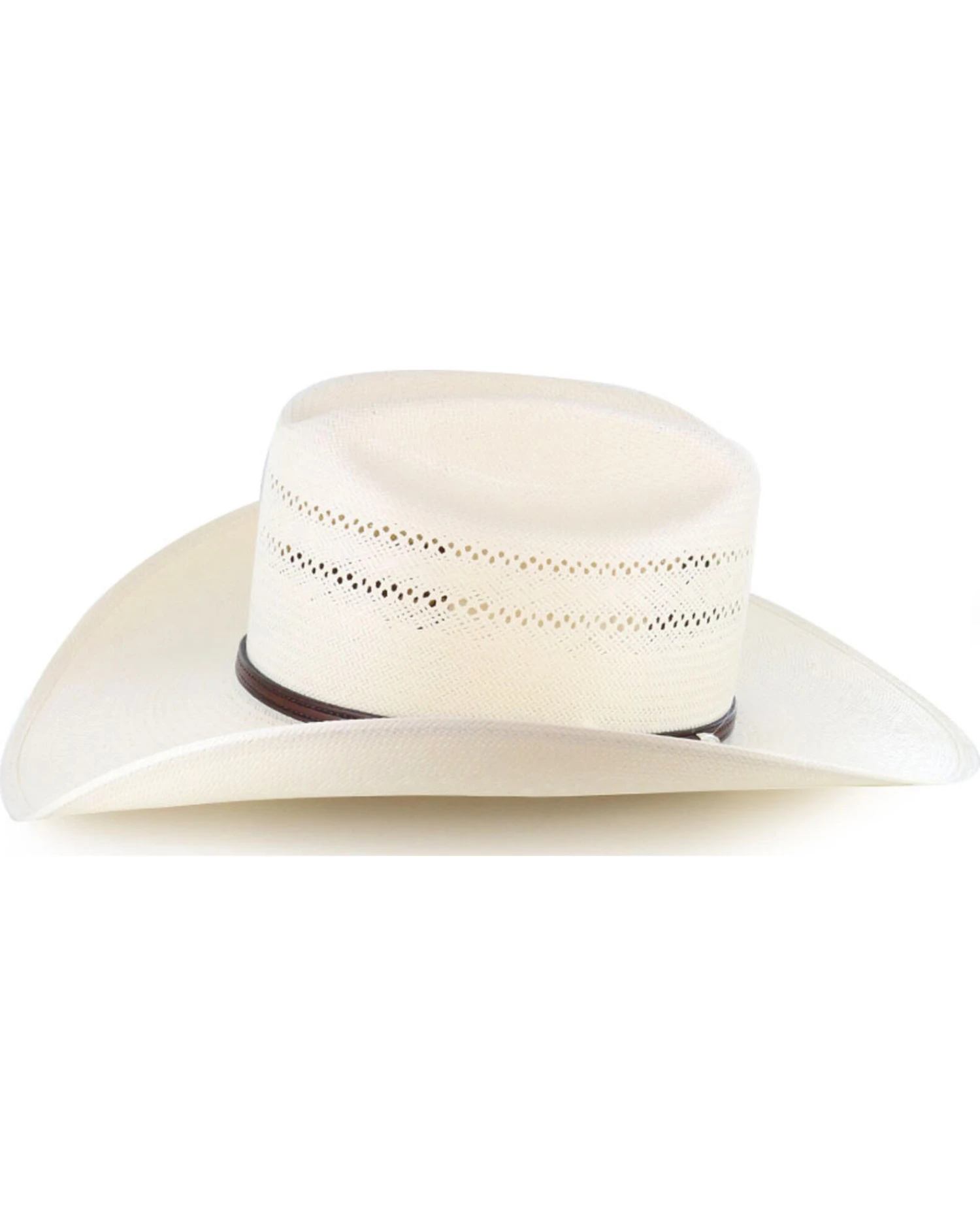 Resistol Men's George Strait 10X Straw Western Hat 6 Resistol Men's George Strait 10X Straw Western Hat - Image 4