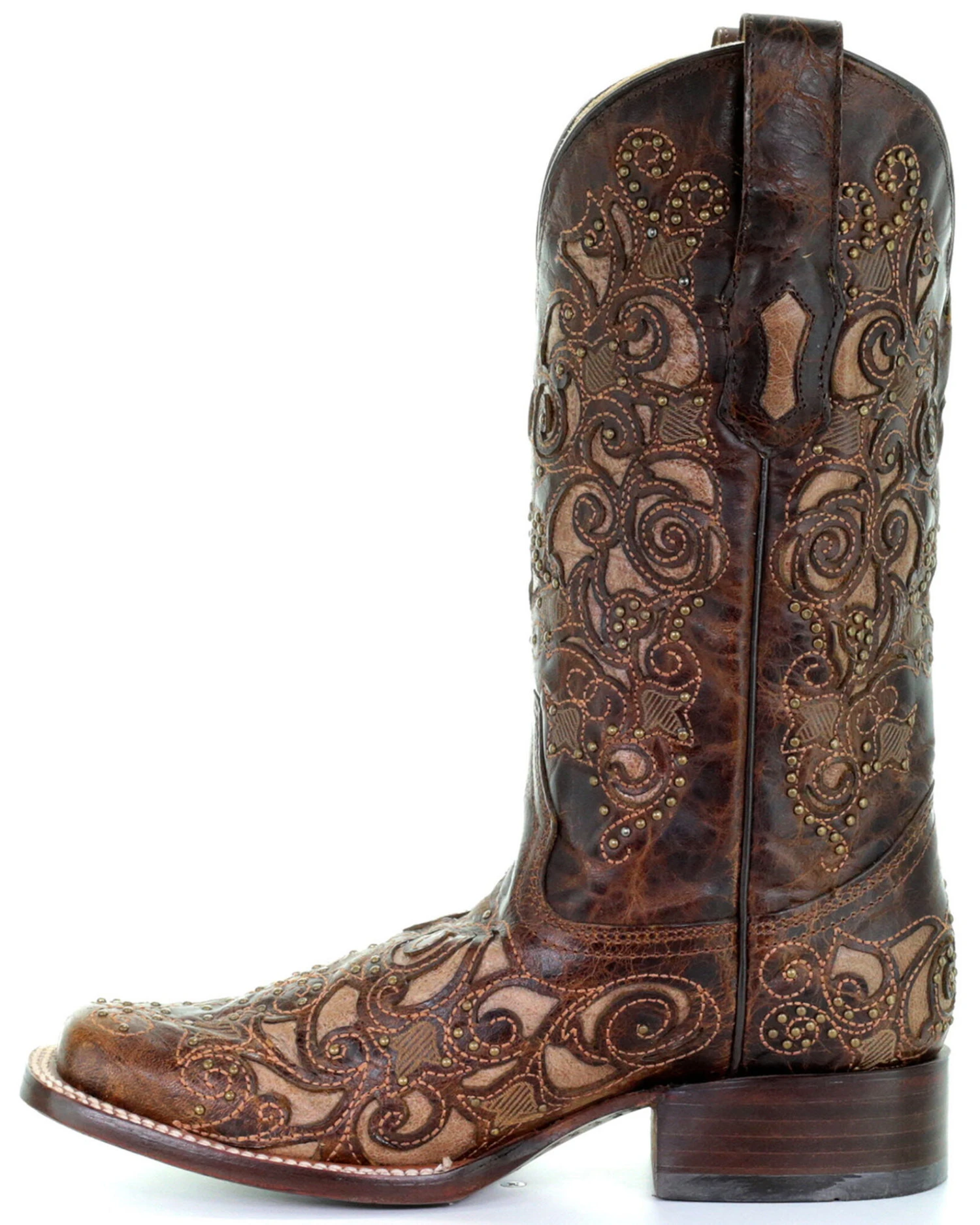 Corral Women's Embroidered Stud Inlay Western Boots 5 Corral Women's Embroidered Stud Inlay Western Boots - Image 3