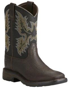 Ariat Youth Boys' Workhog Bruin Western Boots