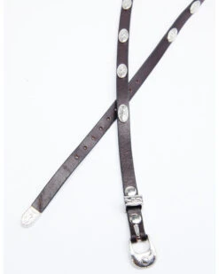 Cody James Men's Oval Silver Concho Hat Band