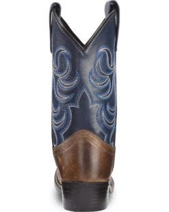 Cody James Boys' Two-Tone Embroidered Western Boots - Round Toe -Deals ROPER Store 2000221649 200 BK