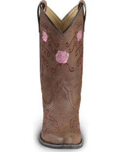 Shyanne Girls' Floral Embroidered Western Boots - Pointed Toe 12 Shyanne Girls' Floral Embroidered Western Boots - Pointed Toe -Deals ROPER Store 2000221650 200 FT