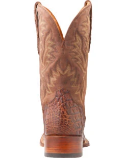 El Dorado Men's Handmade Caiman Back Brass Stockman Boots - Broad Square Toe 27 El Dorado Men's Handmade Caiman Back Brass Stockman Boots - Broad Square Toe -Deals ROPER Store 2000221949 221 BK