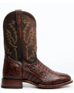 El Dorado Men's Handmade Caiman Back Brass Stockman Boots - Broad Square Toe 16 El Dorado Men's Handmade Caiman Back Brass Stockman Boots - Broad Square Toe -Deals ROPER Store 2000221949 221 P2