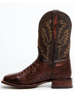 El Dorado Men's Handmade Caiman Back Brass Stockman Boots - Broad Square Toe 17 El Dorado Men's Handmade Caiman Back Brass Stockman Boots - Broad Square Toe -Deals ROPER Store 2000221949 221 P3
