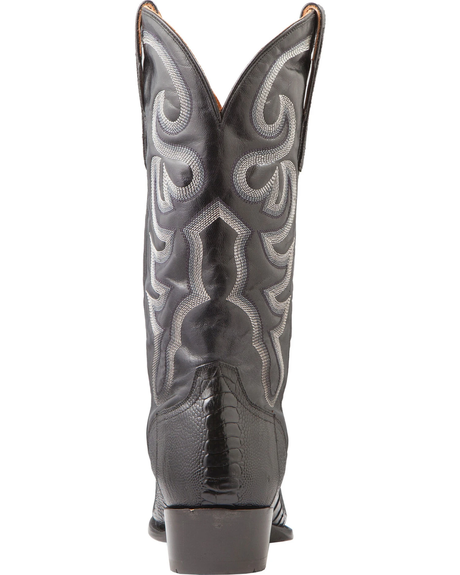 El Dorado Men's Handmade Ostrich Leg Western Boots - Medium Toe 9 El Dorado Men's Handmade Ostrich Leg Western Boots - Medium Toe - Image 7