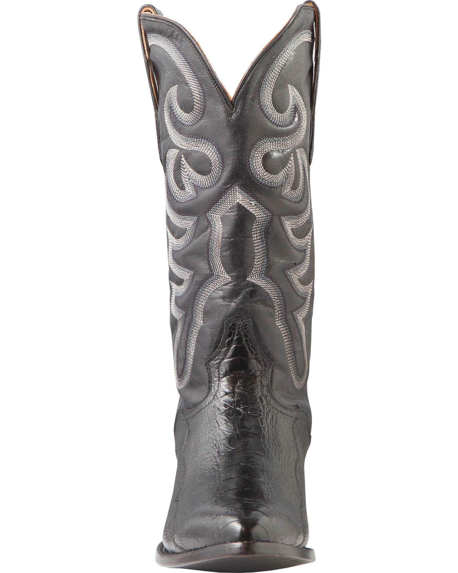 El Dorado Men's Handmade Ostrich Leg Western Boots - Medium Toe 6 El Dorado Men's Handmade Ostrich Leg Western Boots - Medium Toe - Image 4