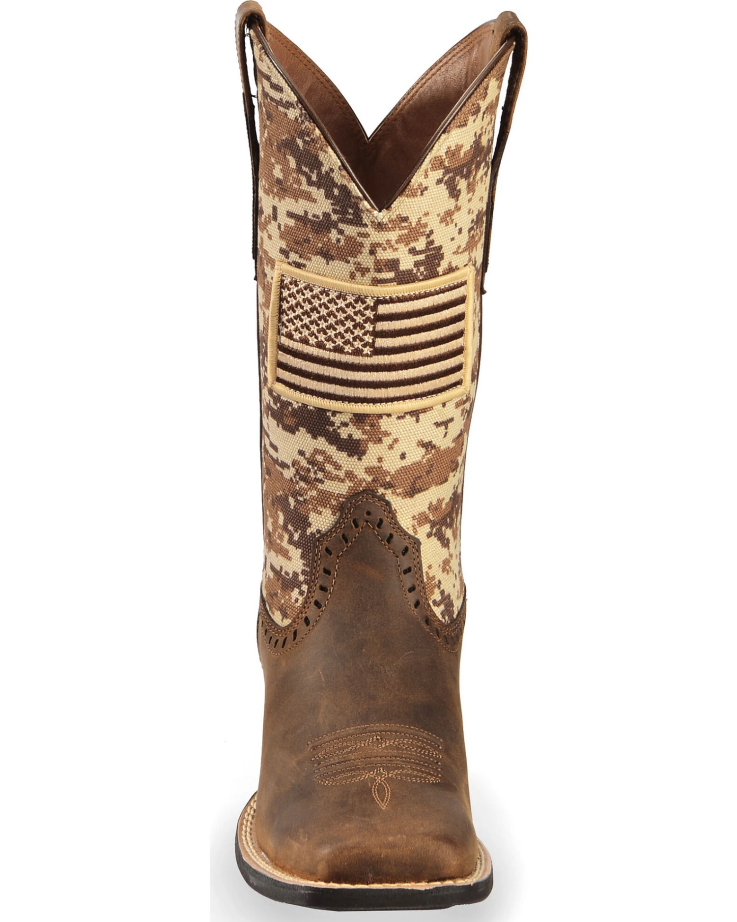 Ariat Women's Round Up Patriot Western Performance Boots - Broad Square Toe 6 Ariat Women's Round Up Patriot Western Performance Boots - Broad Square Toe - Image 4