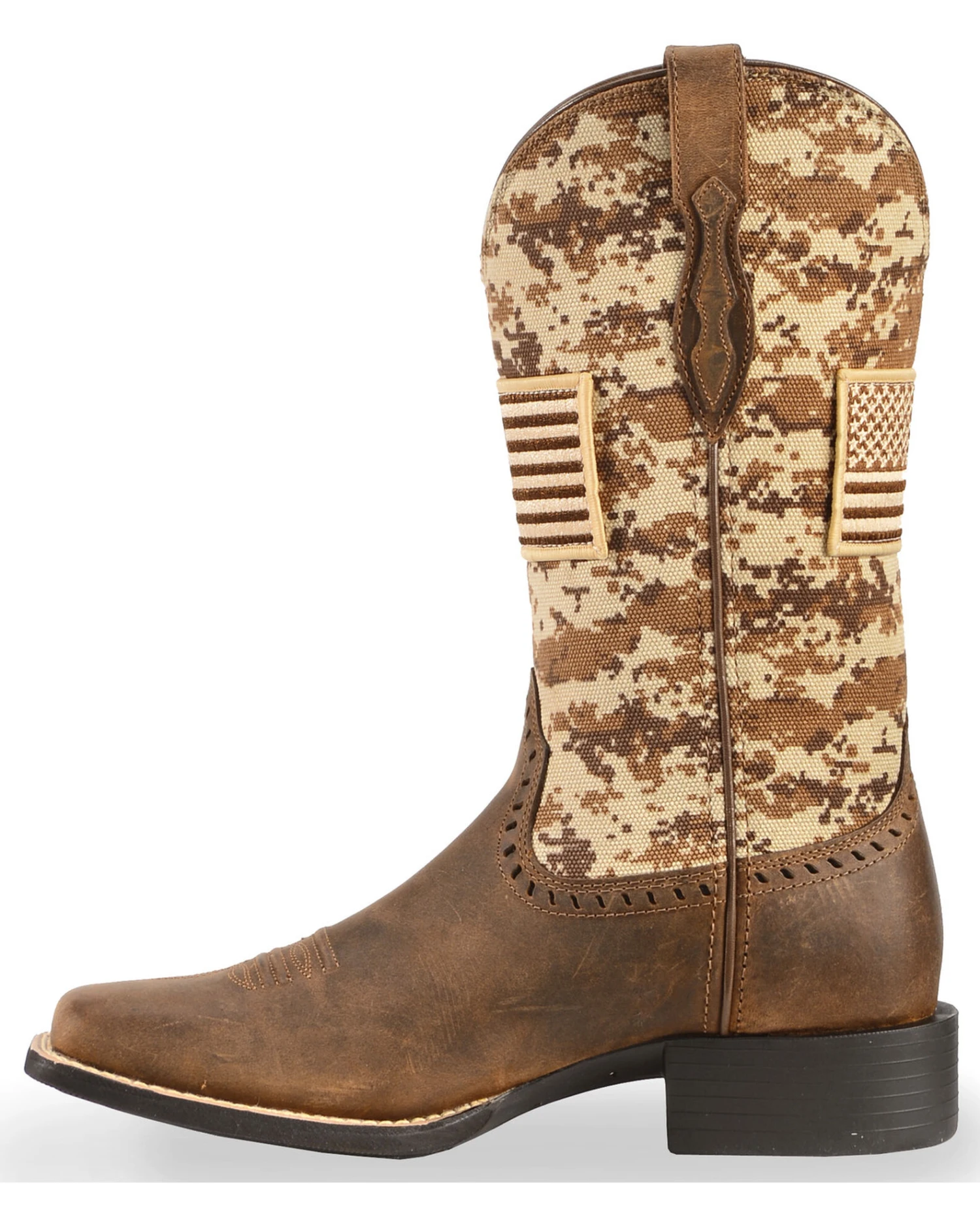 Ariat Women's Round Up Patriot Western Performance Boots - Broad Square Toe 5 Ariat Women's Round Up Patriot Western Performance Boots - Broad Square Toe - Image 3