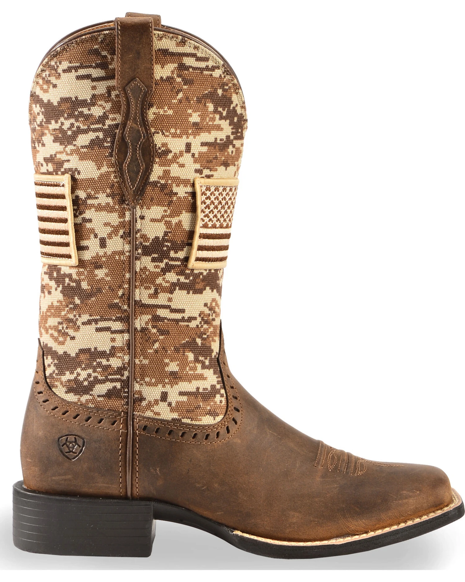 Ariat Women's Round Up Patriot Western Performance Boots - Broad Square Toe 4 Ariat Women's Round Up Patriot Western Performance Boots - Broad Square Toe - Image 2