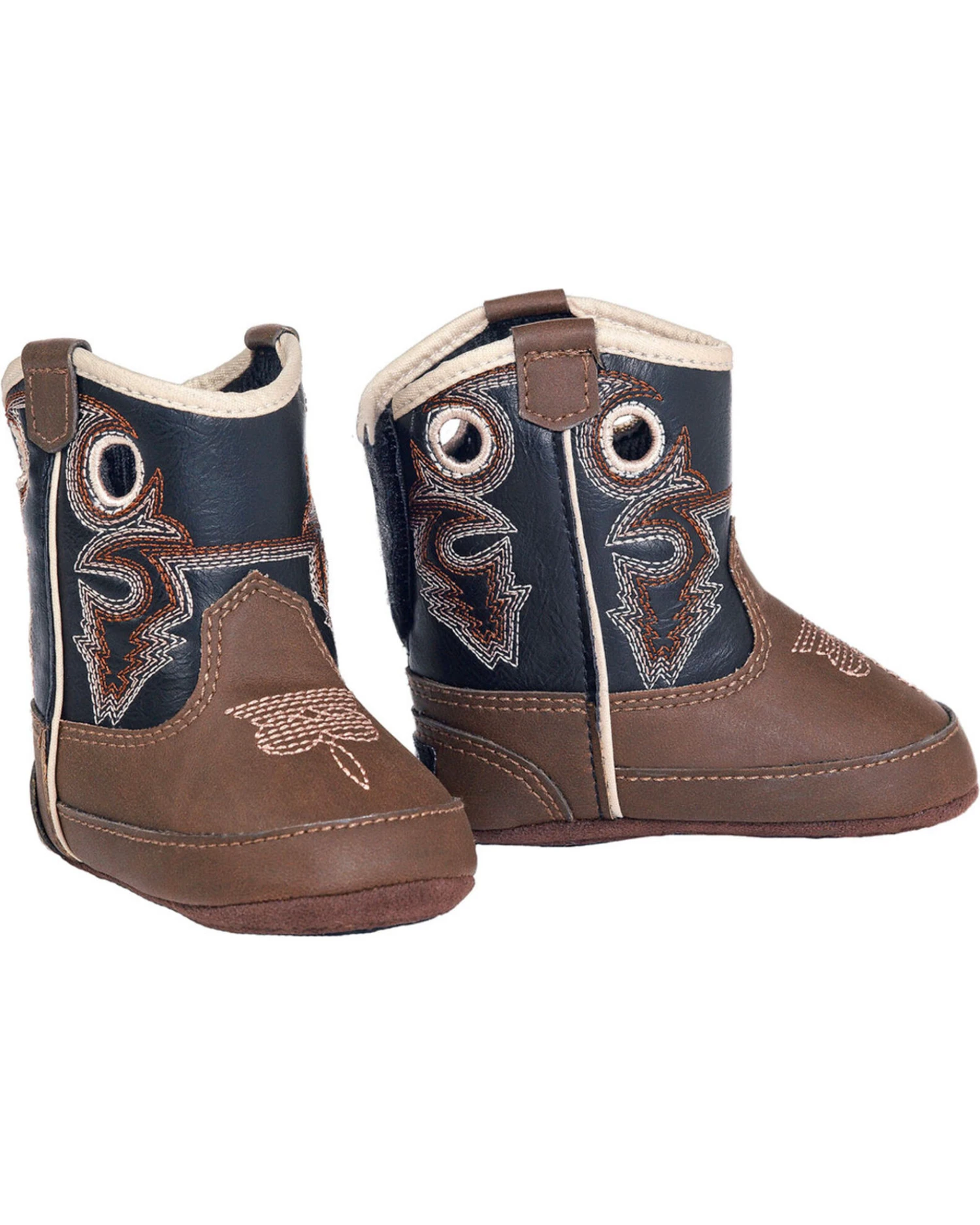 Double Barrel Infant Boys' Trace Baby Bucker Boots - Round Toe 4 Double Barrel Infant Boys' Trace Baby Bucker Boots - Round Toe - Image 2