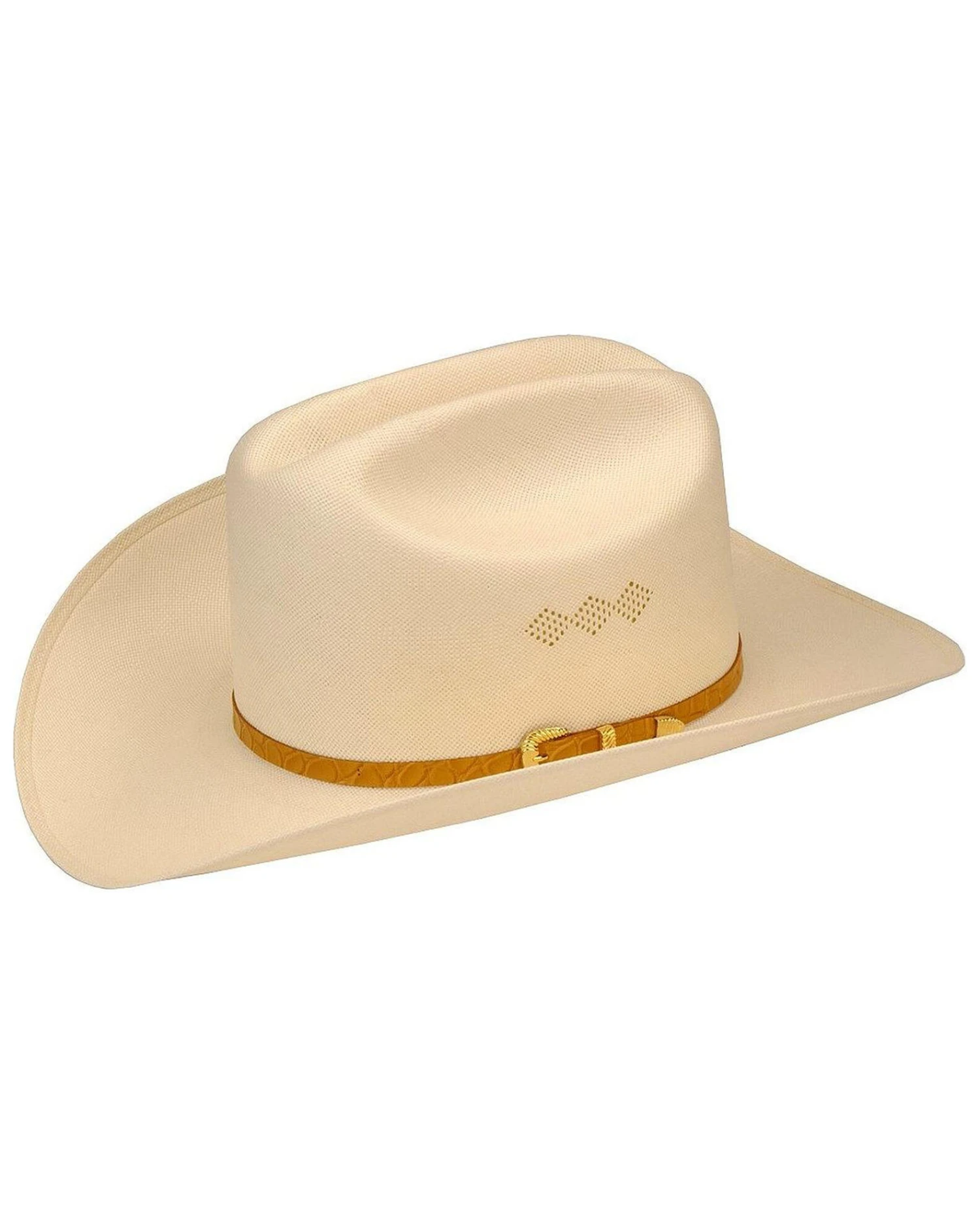 Larry Mahan Men's 15X El Primero Straw Cowboy Hat 3 Larry Mahan Men's 15X El Primero Straw Cowboy Hat