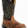 Smoky Mountain Boys' Jesse Bison Leather Print Boot - Square Toe -Deals ROPER Store 2000236238 200 P1