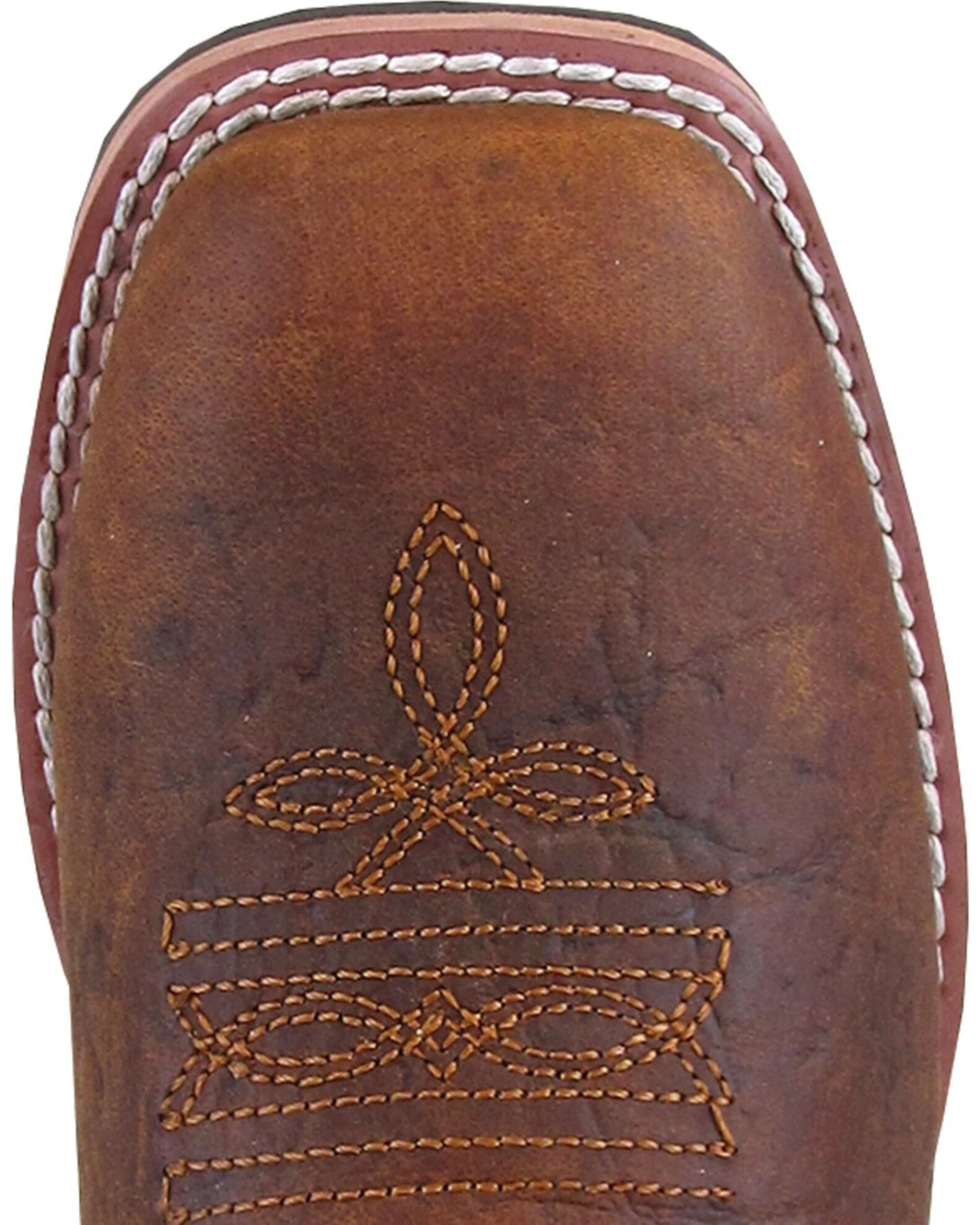 Smoky Mountain Boys' Jesse Bison Leather Print Boot - Square Toe 10 Smoky Mountain Boys' Jesse Bison Leather Print Boot - Square Toe - Image 8