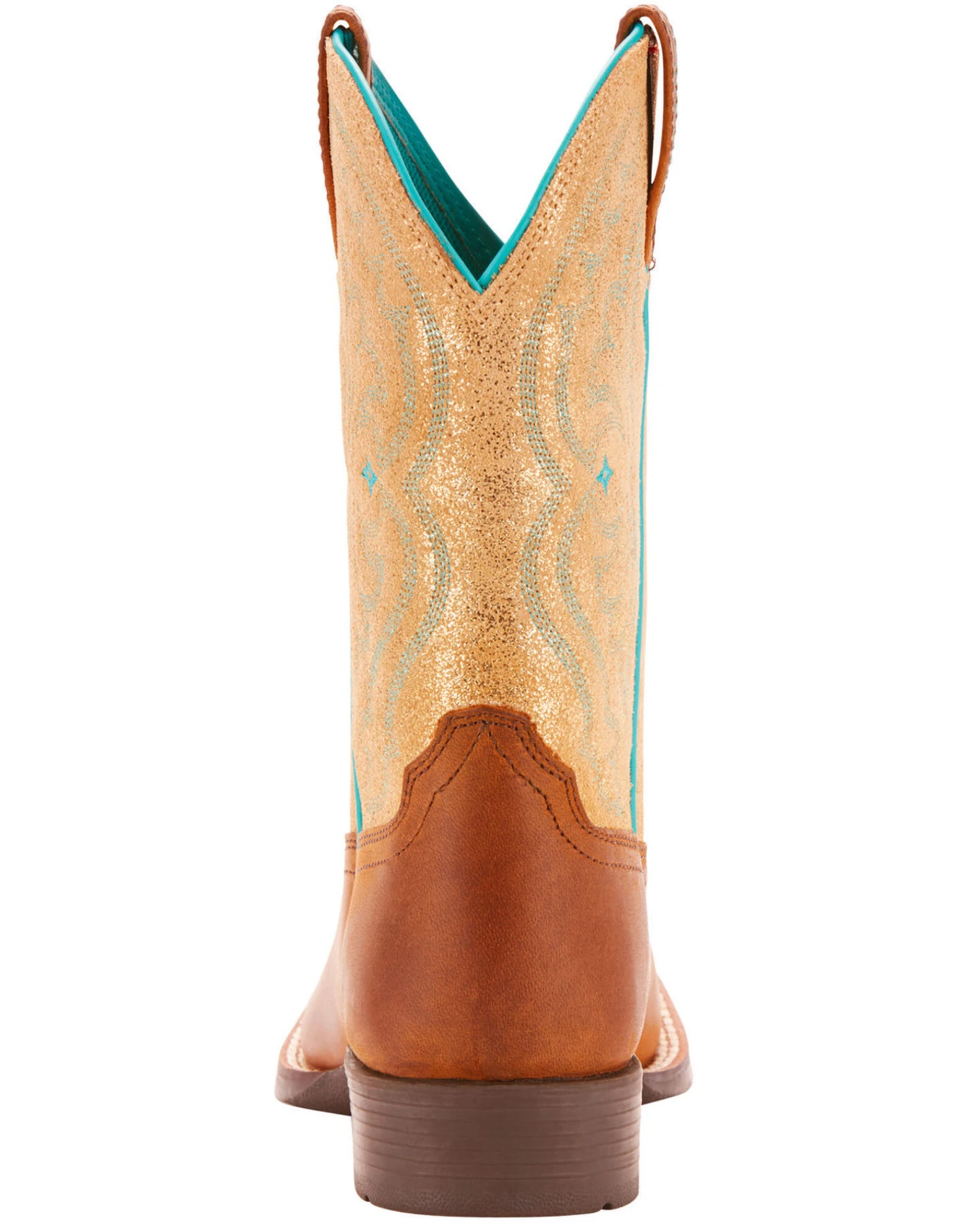 Ariat Girls' Quickdraw Western Boots - Square Toe 7 Ariat Girls' Quickdraw Western Boots - Square Toe - Image 5